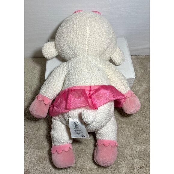 Disney Store Genuine Lambie Plush Doll With Pink Tutu & Bow 15" Made In Vietnam - Picture 4 of 9